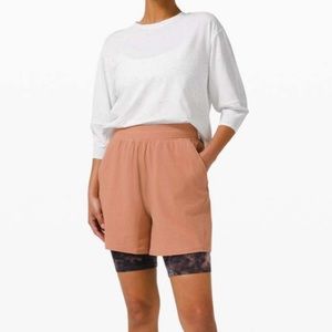 Lululemon LA 3/4 Sleeve Crewneck Confetti Relaxed Tee